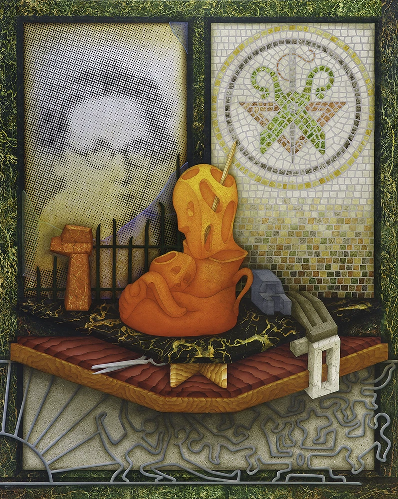 Aleksandra Belic, Momento Mori, Öl auf Leinwand, 2023